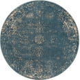 thumbnail image 6 of Unique Loom Sofia Collection Area Rug - Casino (5' Round Blue/Ivory), 6 of 10
