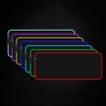 thumbnail image 5 of RGB Gaming Mouse Pad, LED Extended Large Mouse Pad Slip Rubber Base Computer Keyboard 11.8 x 31.5 x 0.2 inch Black Waterproof, 5 of 6