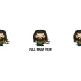 thumbnail image 3 of Aquaman Movie Official Aquaman Chibi 12 OZ Stemless Wine Tumbler, Stainless Steel Travel Cup|Lake Tumbler|Insulated with Leak Resistant Slide-Lock Lid, White, 3 of 7