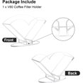 thumbnail image 2 of EcoNesxp V60 Coffee Filter Paper Holder Dispenser Clear Transparent Acrylic Coffee Paper Storage Box Coffee Filter Paper Filter Holder, 2 of 5