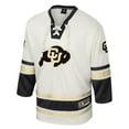 thumbnail image 2 of Men's Colosseum Cream Colorado Buffaloes Puck Proud Fashion Hockey Jersey, 2 of 3
