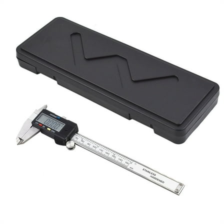 findmall Electronic Digital Caliper Stainless Steel Body with Large LCD Screen 0-6 Inches Inch/Millimeter Conversion