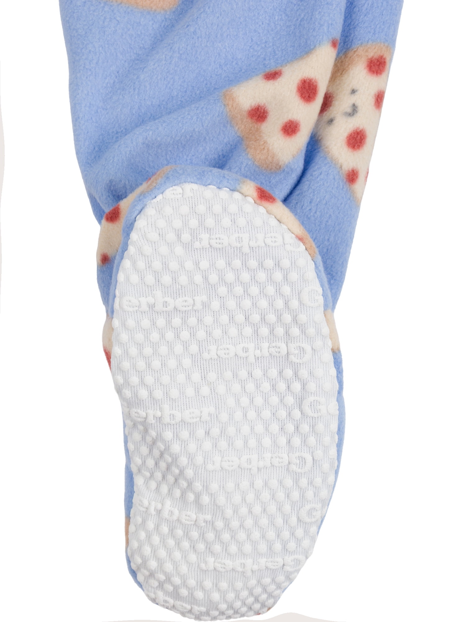 Gerber Baby and Toddler Neutral Microfleece 2-Way Zipper Blanket Sleeper Pajamas, 3-Pack, Sizes 0/3 Months - 5T