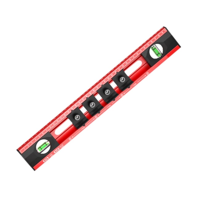 Nivelador de aluminio para el hogar, herramienta pequeña de doble cara, instrumento de nivelación para colgar en la pared, para carpintería, uso