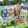 thumbnail image 4 of Doll House DIY Miniature Wooden Furniture Kit With J0 New Light, 4 of 8