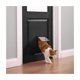 thumbnail image 5 of (XL, negro) Gatera con imán de 4 vías, puerta para mascotas para gatos y perros pequeños, puerta para gatos con túnel, 5 of 5
