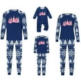 thumbnail image 4 of Mifsaly Family Christmas Pajama Sets Xmas Snowflake Snowman Pjs 2 Piece Loose Raglan Long Sleeve Pullover Sleepwear Crewneck Nightwear Funny Straight Leg Pants with Pockets 2025 Festival Homewear, 4 of 4
