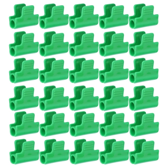 Abrazaderas de plástico a presión para elementos esenciales de jardinería, clips de hebilla para película de invernadero, paquete de 30