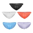 thumbnail image 4 of Escritos De Mal Transparente A Rayas Suaves Ver A Través De s Bragas De Bolsa Para Hombres 2XL Baoblaze ropa interior de los escritos de los hombres, 4 of 8