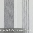 thumbnail image 4 of Sheer Tiers Curtain, Rod Pocket Voile Textured Striped Short Curtain, 4 of 9