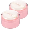 thumbnail image 2 of SNNROO 2pcs Body Powder Puffs Boxes Loose Powder Containers Dusting Powder Boxes with Puffs, 2 of 5