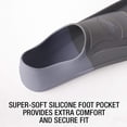thumbnail image 4 of Swim Fins Speedo Silicone Short Blade Training Naranja/Gris, 4 of 7