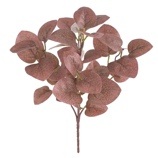 Youkk Artificial Plant Leaves Home Office Centerpiece Leaves Wedding ...