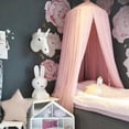 thumbnail image 4 of Bed Canopy For Girls - Princess Bed Canopy Mosquito Net Nursery Play Room Decor Dome Premium Yarn, 4 of 5