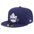 thumbnail image 3 of Men's New Era  Navy Toronto Maple Leafs Deceptor 59FIFTY Fitted Hat, 3 of 5