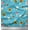 Turquoise Blue, variant on Soimoi Blue Cotton Duck Fabric Coffee Cup,Gift Box & Tree Christmas Print Fabric by the Yard 42 Inch Wide