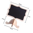 thumbnail image 2 of Mini Blackboard Signs Wooden Boards for Leaving Message 14Pcs with Stand, 2 of 5