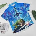 thumbnail image 2 of The Legend of Zelda Mens Hawaiian Shirt Short Sleeve Button Down Shirts Tropical Summer Beach Shirts, 2 of 7