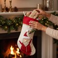 thumbnail image 2 of Christmas Stockings, Classic Holiday Xmas Stocking with Hanging Loop, Gift Bag for Fireplace Mantel, Tree and Family Holiday Decor, 2 of 8