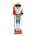 thumbnail image 1 of AMLESO 15inch Wood Beach Santa Figure Nutcracker Puppet Toy for House Warming Party B, 1 of 8