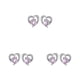 thumbnail image 3 of Pendientes Jumpingount 1 Par para Mujer Fiesta de Boda Diseño Simple Pendiente de Tuerca Dulce, 3 of 6
