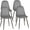 Gray, variant on Homylin Dining Chairs Set of 4, Fabric Upholstered Cushion Seat with Metal Legs for Kitchen Dining Room