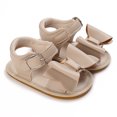 thumbnail image 2 of HUANBAI Spring And Summer Children Baby Toddler Shoes Boys And Girls Sandals Solid Color Bow Buckle Open Toe Cute And Comfortable 5, 2 of 9