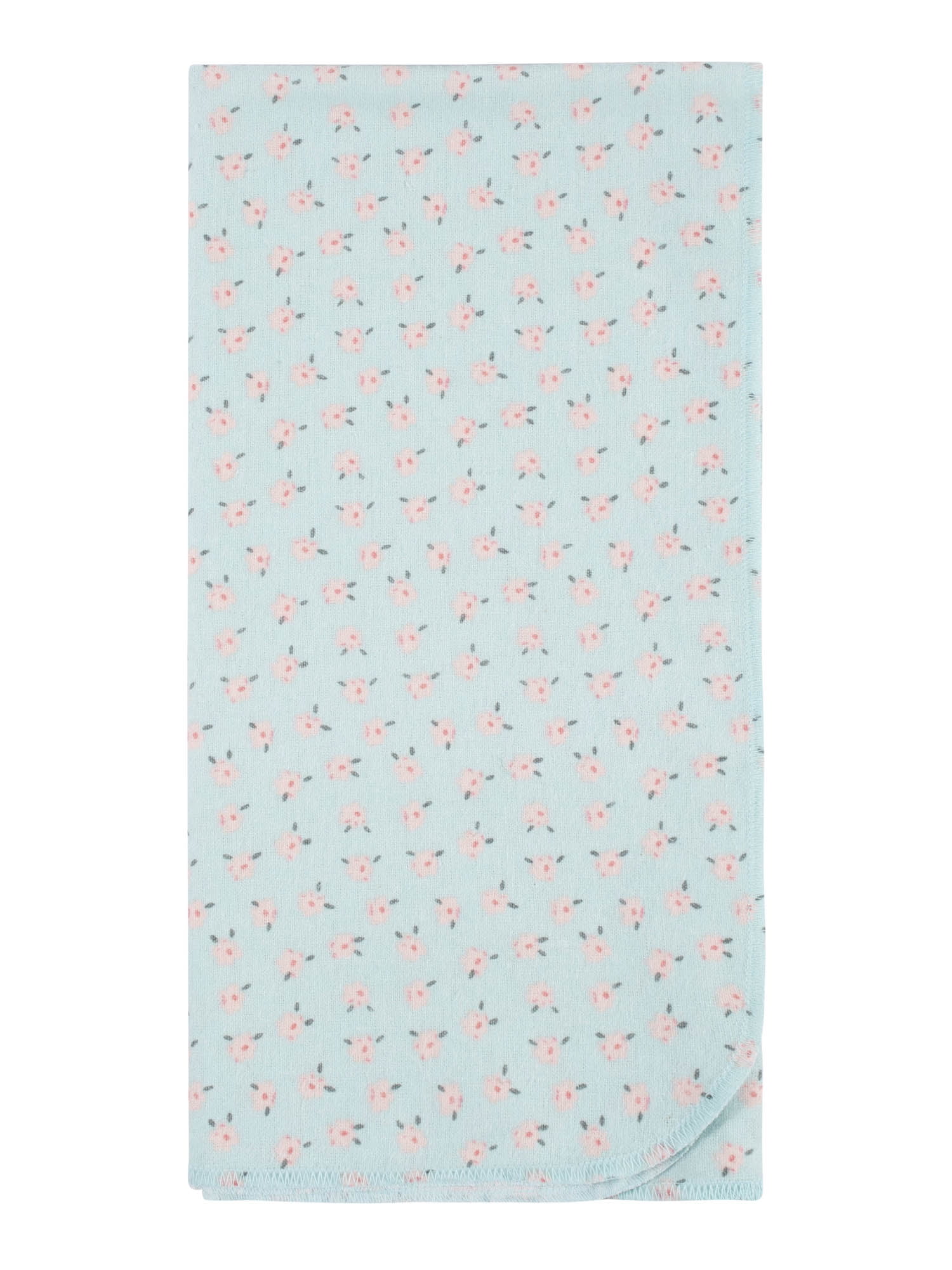 Gerber Baby Girls 100% Cotton Flannel Receiving Blankets, 5-Pack