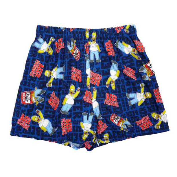 The Simpsons The Simpsons Mens Homer Simpson Boxers Beer Pressure Boxer Shorts Walmart Com Walmart Com