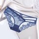 thumbnail image 2 of Bragas Elásticas Mujer Gibobby Malla Encaje Sexy Azul Marino XL, 2 of 3
