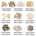 thumbnail image 4 of Julie Wang 170PCS/Box 10-30mm Sea Shell Cowrie Conch Starfish 10 Style Ocean Beach Spiral Seashell for Resin Craft Candle Making Wishing Bottle Wedding Home Fish Tank Decoration, 4 of 5