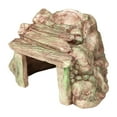 thumbnail image 4 of Decoraciones de Cuevas de Escondite para Reptiles, Adorno Creativo para Acuario, Cueva de Escondite para Anfibios, Reptiles Pequeños, 4 of 9