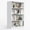 White, variant on GlowPlume 48 Inch Tall Bookcase,4 Shelf Bookshelves,Adjustable Bookshelf for Home Office,White