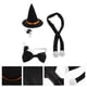 thumbnail image 2 of 1 juego de gorro de mascotas bufanda bowtie lizard bruja sombrero halloween fiesta de hámster accesorios de ropa de hámster, 2 of 4
