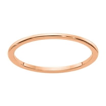 Stackable Expressions 14 Karat Rose Gold 1.2mm Half Round Band