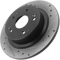 thumbnail image 2 of JADODE Brake Rotors Rear 281.6mm Drilled & Slotted Brake Rotor Replacement for Acura ILX TSX, Honda Accord Civic HR-V (All Models), 2 of 3