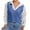 Blue, variant on Women V-Neck Sweater Pullover Cable Knit Vest Solid Color Sleeveless Vest Pullover