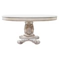 thumbnail image 3 of Acme Furniture Round Dining Table, Antique Pearl, 3 of 6