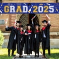 thumbnail image 5 of RKSTN Graduation Banner Graduation Season Festive Atmospheres Decoration Happy Graduation Bachelor Hat Graduation Certificate Garden Party, 5 of 5
