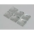 thumbnail image 3 of U8MO 100 Clear Faceted Square Flatback Glass Crystal Rhinestone Gems 10X10mm No Hole, 3 of 7