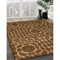 thumbnail image 3 of Ahgly Company Machine Washable Indoor Rectangle Abstract Red Brown Area Rugs, 2' x 4', 3 of 7