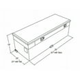 thumbnail image 2 of RDS Tanks Auxiliary Fuel Tank 72743 DOT Approved; Diesel; 60 Gallon Capacity; Rectangle; Diamond Tread; Aluminum, 2 of 2