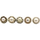 thumbnail image 1 of Wosthever 30 piezas camisa suéter vástago botón reemplazo ropa abrigo botones de Metal broche Pin gemelos insignia accesorios de costura Tela de costura y artesanía Perla/54-58, 1 of 6