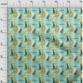 thumbnail image 3 of oneOone Cotton Cambric Mustard Yellow Fabric Yacht Craft Projects Decor Fabric Printed By The Yard 56 Inch Wide-R2, 3 of 5