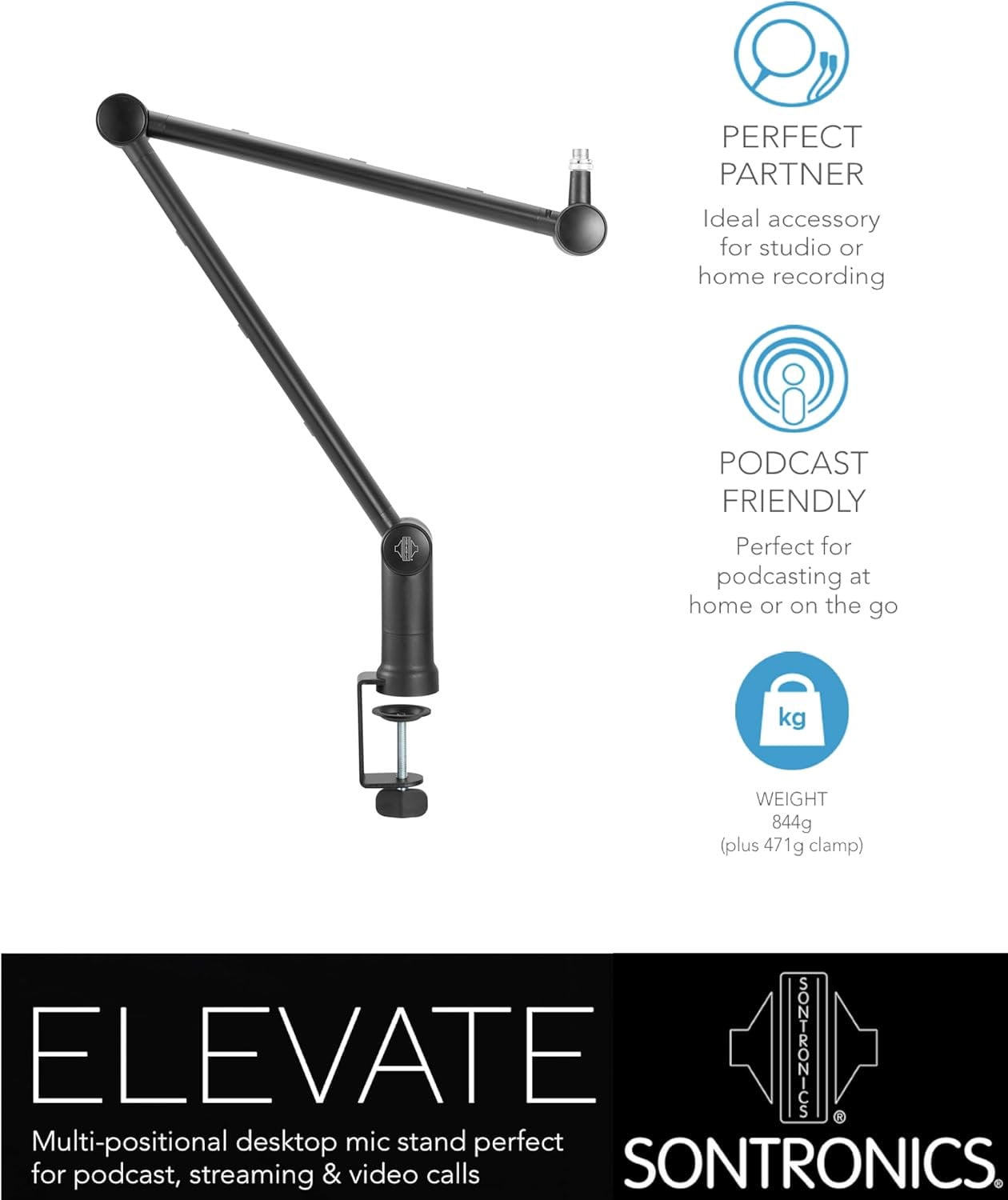 Sontronics Elevate Desktop Microphone Stand