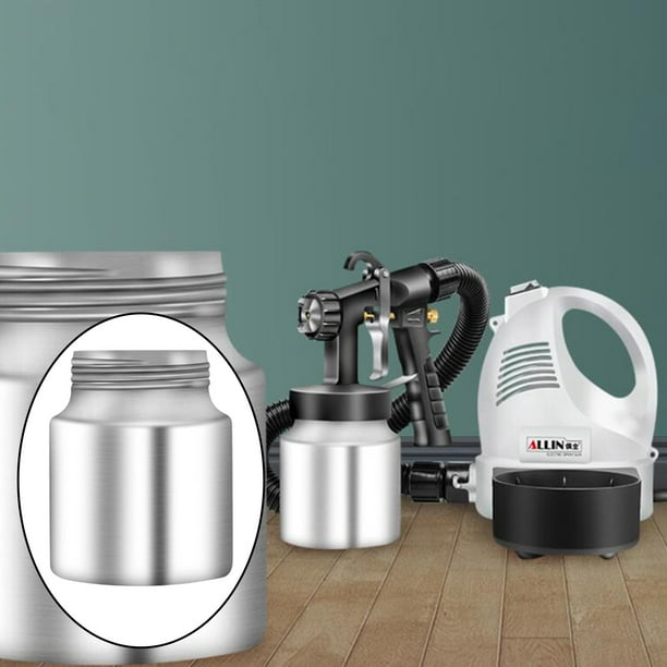 Botella de pulverización eléctrica de 800 ml para interior y exterior Lata de de pintura en de plástico Botella de 800 ml de capacidad Aleación de aluminio Macarena lata de aerosol de pintura eléctrica