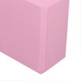 thumbnail image 3 of Lot de 2 blocs de yoga roses antidérapants en EVA pour la méditation, le yoga, le Pilates et la stabilité, 3 of 4