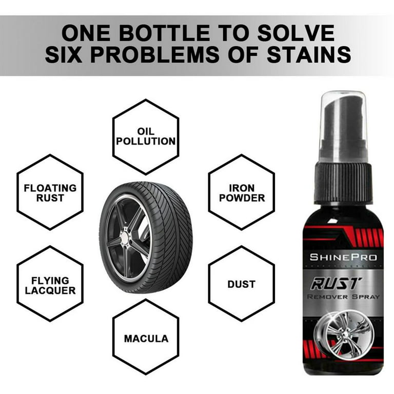 Elite Wheels Tire Cleaner Spray Removes Dirt, Grease, Grime, Rust, and Iron Build-Up Without Acids (16oz)