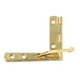 thumbnail image 1 of BRIGHTFUFU 10pcs Chest Case Hinges Iron Decorative Function Golden Lid Hinge, 1 of 7
