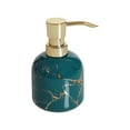 thumbnail image 3 of Distributeur de Savon Liquide en Céramique avec Pompe Réutilisable Bouteille de Pompe Liquide Polyvalente Verte, 3 of 8